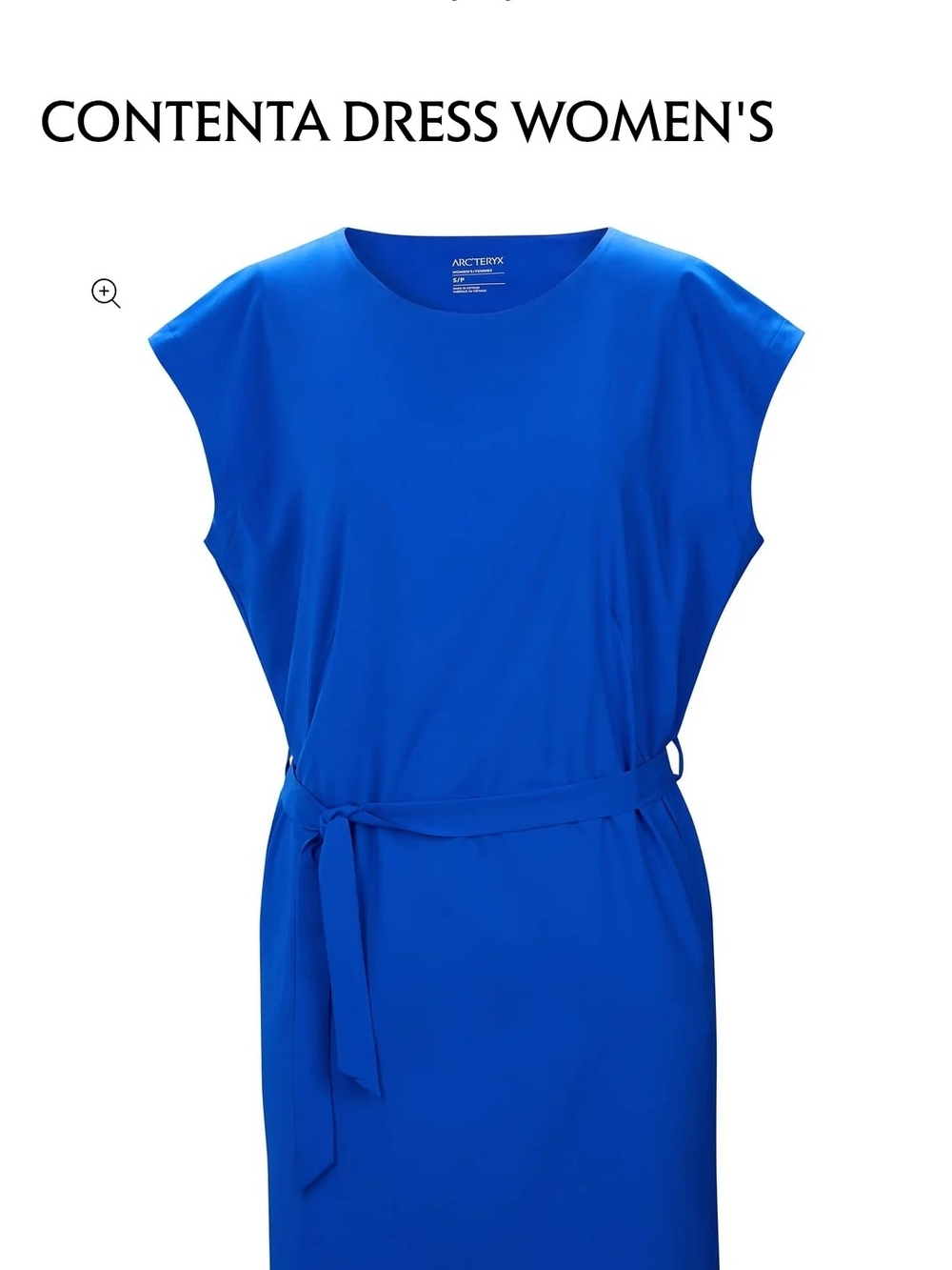EUC Arc'teryx Contenta Dress in Vivid Blue from ReBIRD XXL Pockets + Hidden